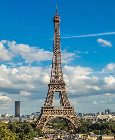 Eiffel Tower in Paris France romantic getaway for couples