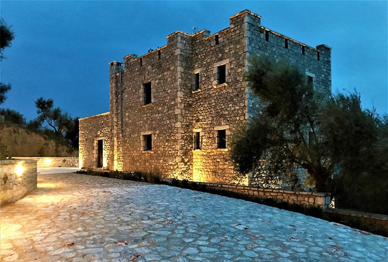 Castle villa Gytheio Greece luxury travel agent