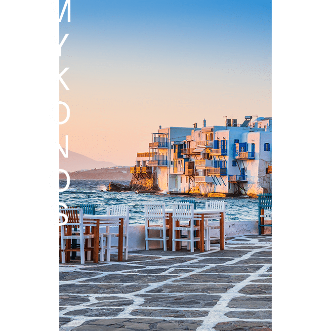 Experience traveling Mykonos island Greece