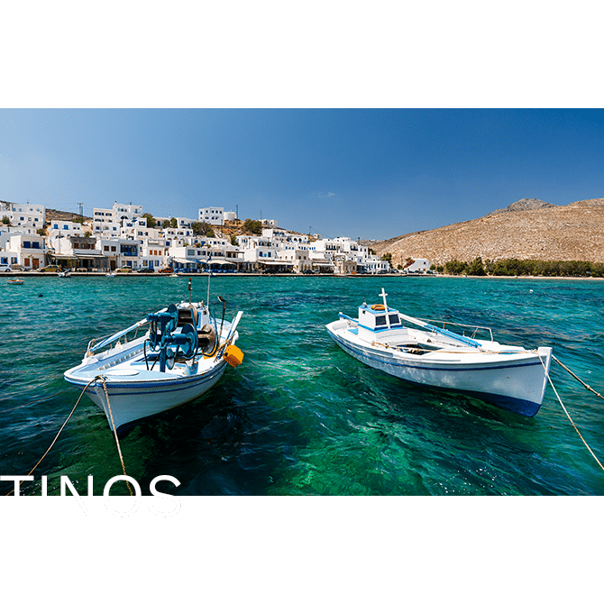 Picturesque port of Tinos island Greece luxury travel website